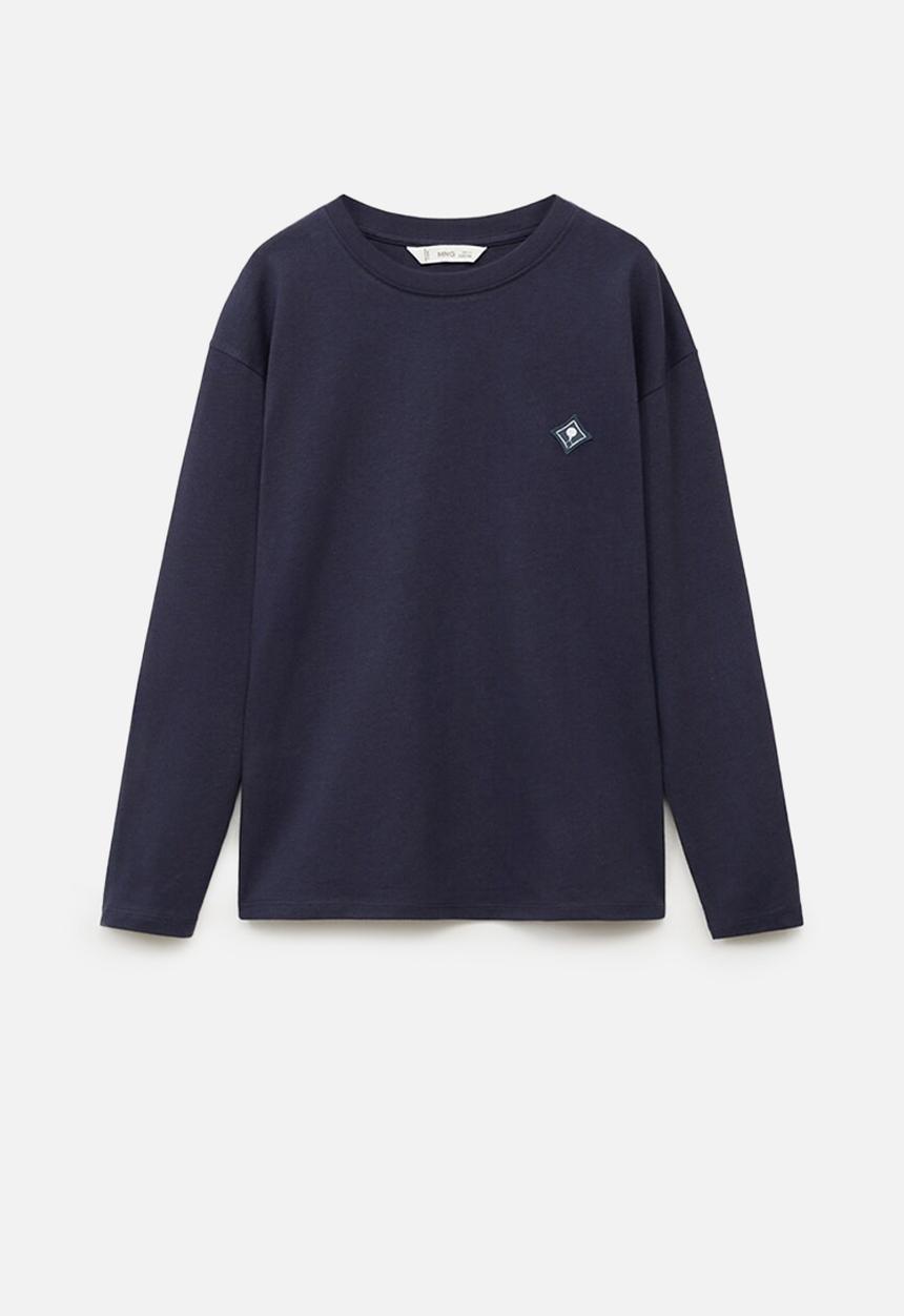 MANGO - T-shirt grow - navy