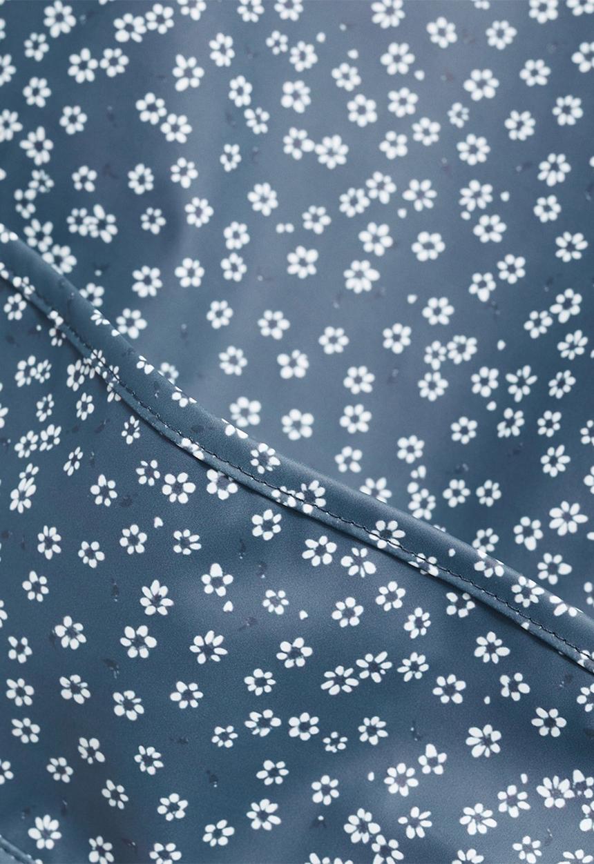 MANGO - Bib flower - medium blue