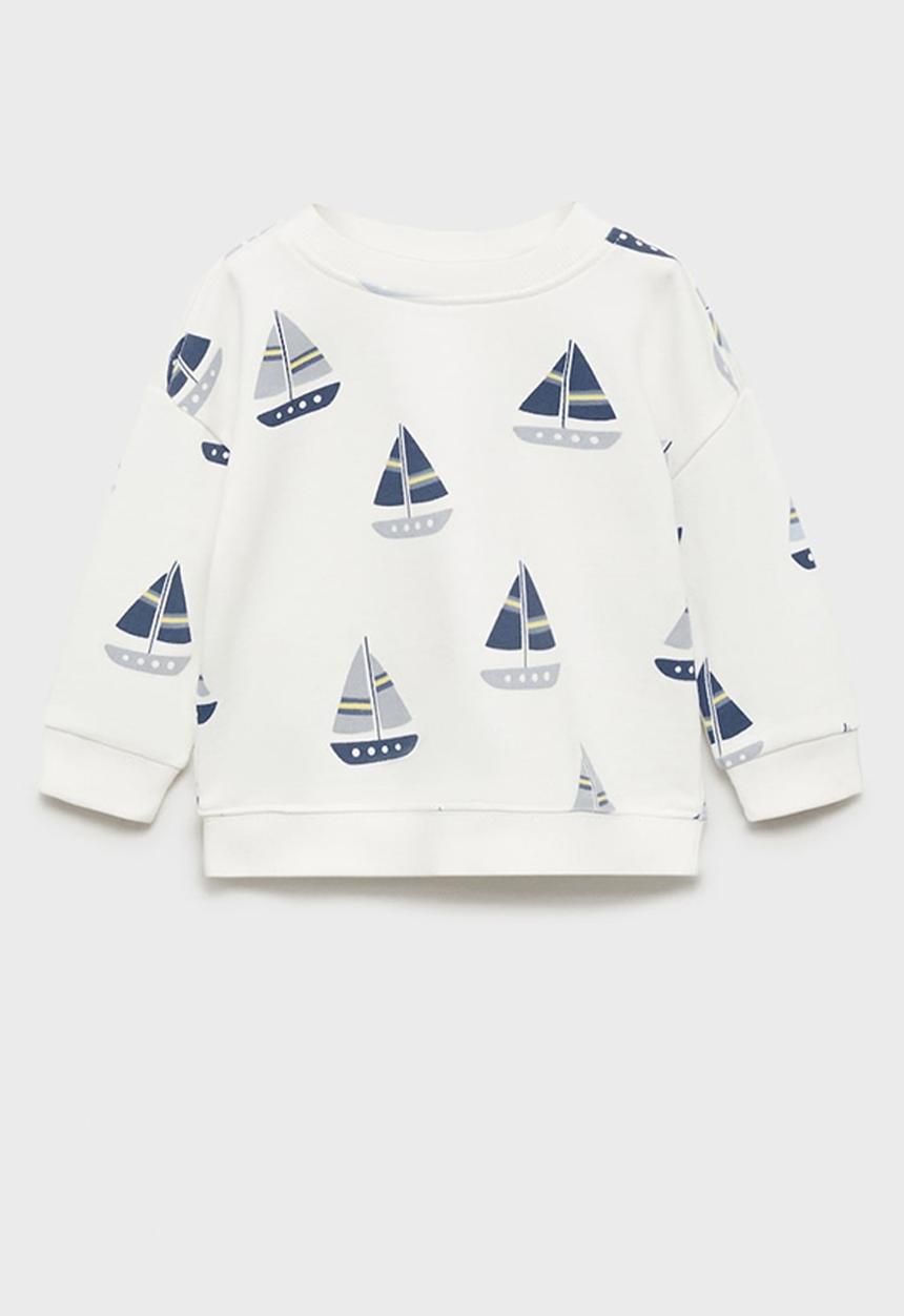 MANGO - Sweatshirt sailaop - natural white