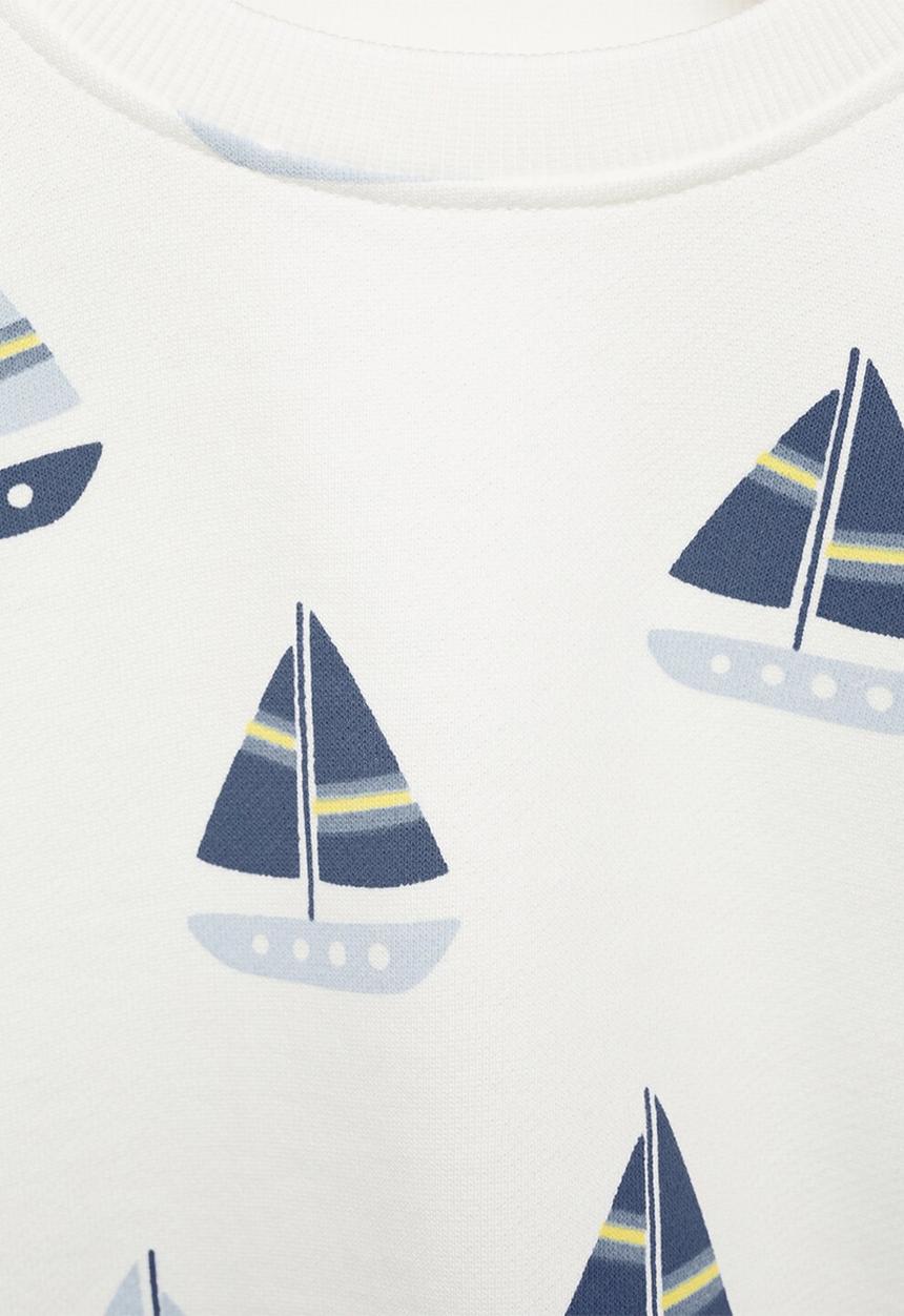 MANGO - Sweatshirt sailaop - natural white