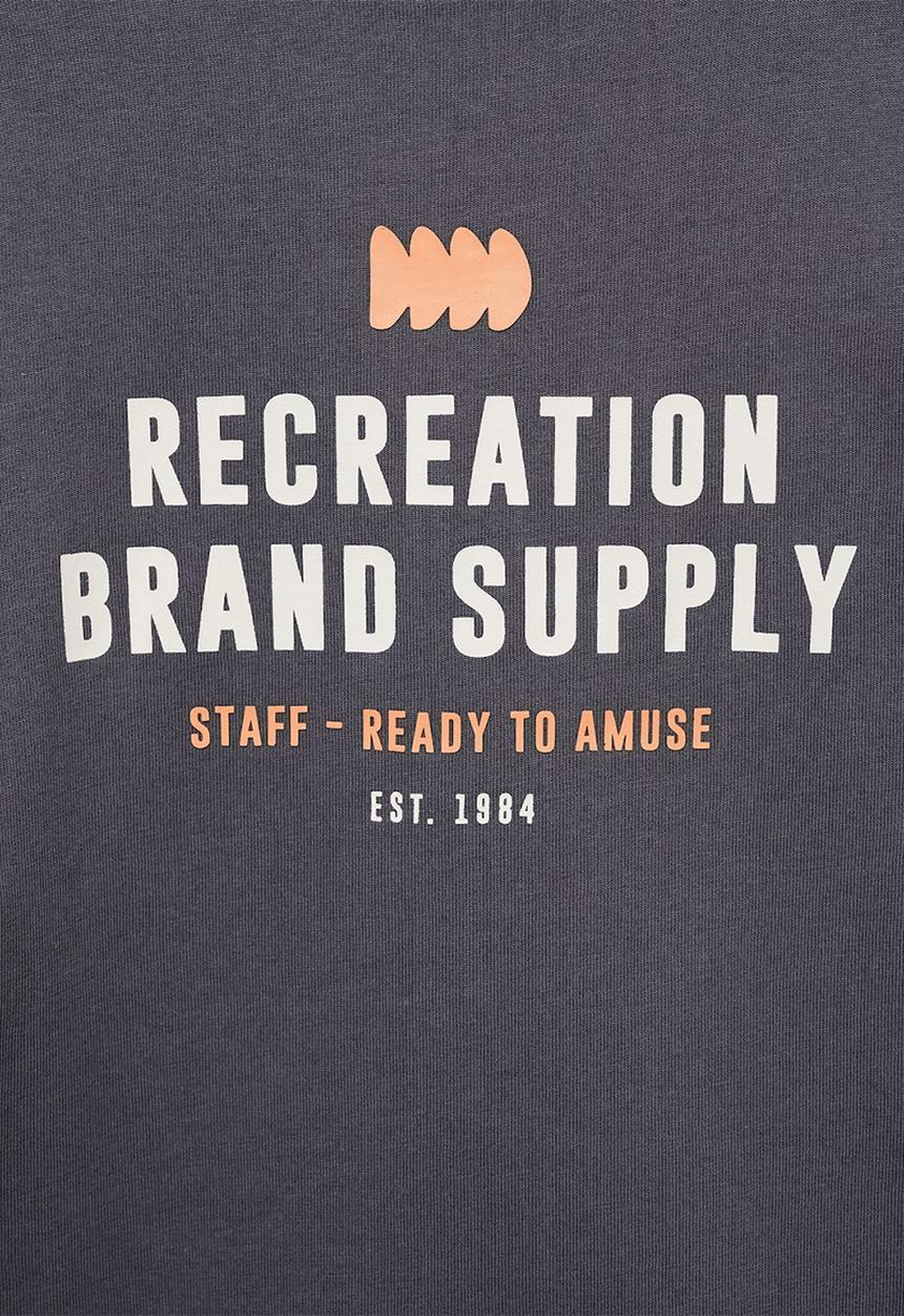 MANGO - T-shirt jeep - dark grey