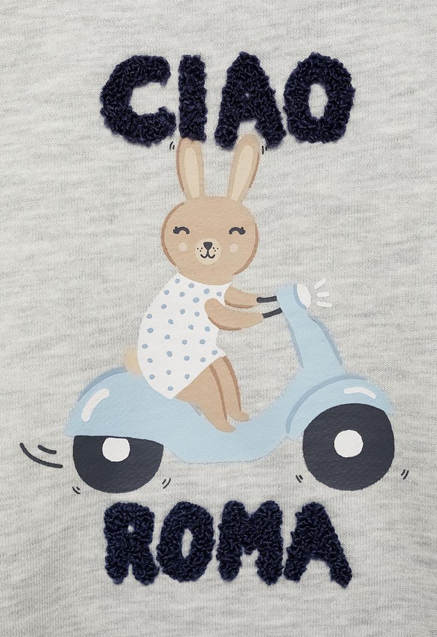 MANGO - Sweatshirt ciao - lt pastel grey