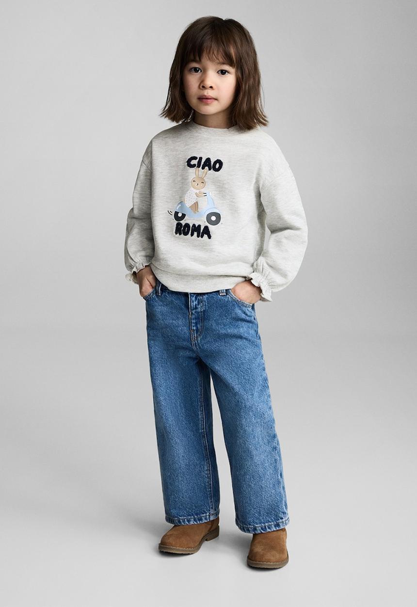 MANGO - Sweatshirt ciao - lt pastel grey