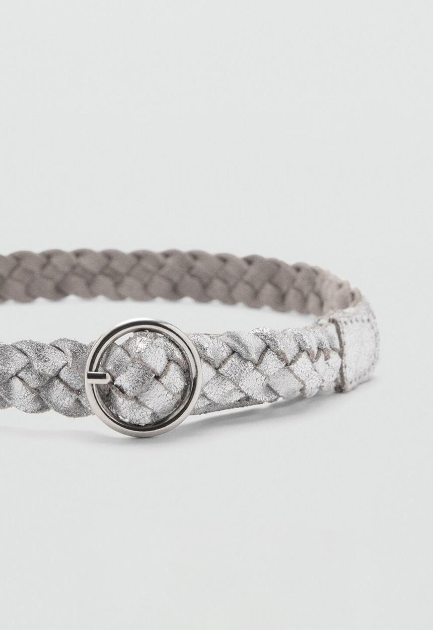 MANGO - Belt silver - silver