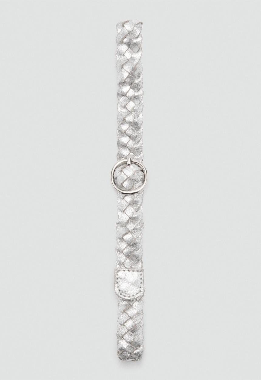 MANGO - Belt silver - silver