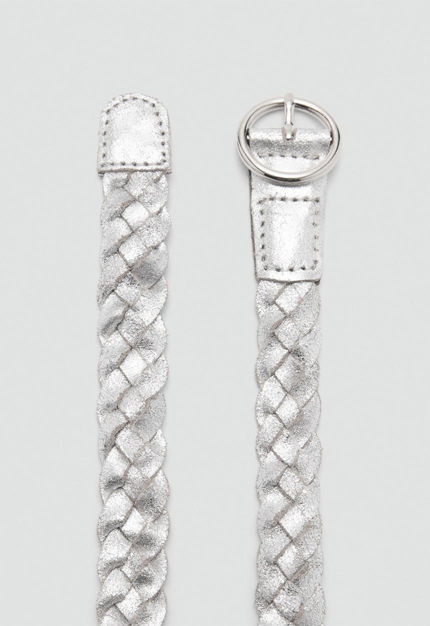 MANGO - Belt silver - silver