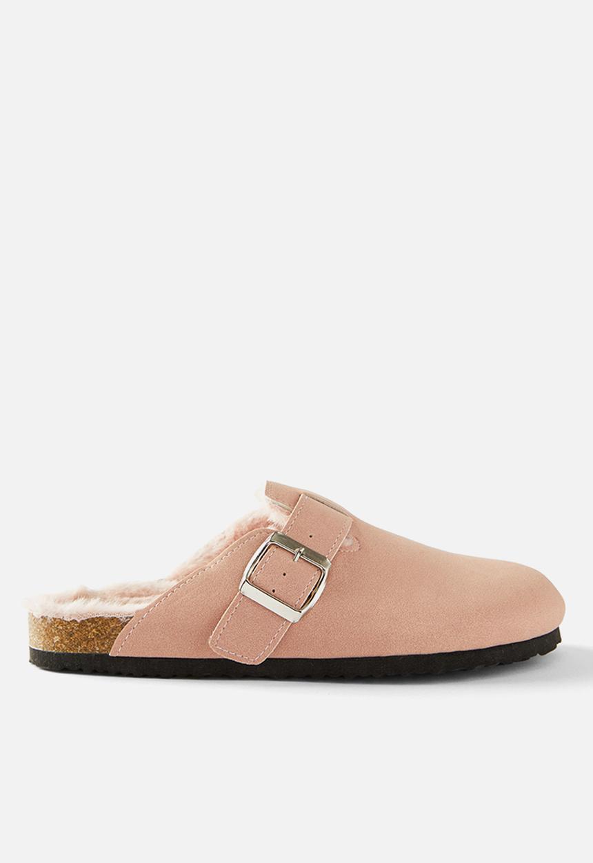 Cotton On - Rex buckle mule - blush cosy