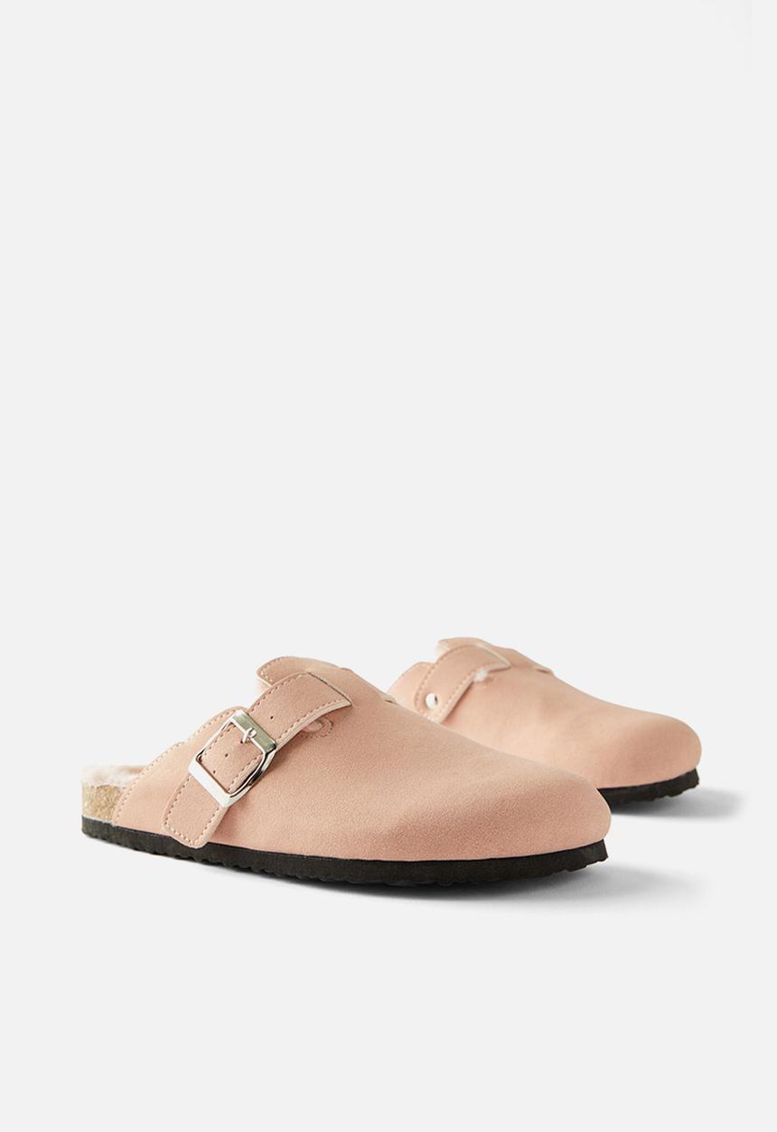 Cotton On - Rex buckle mule - blush cosy