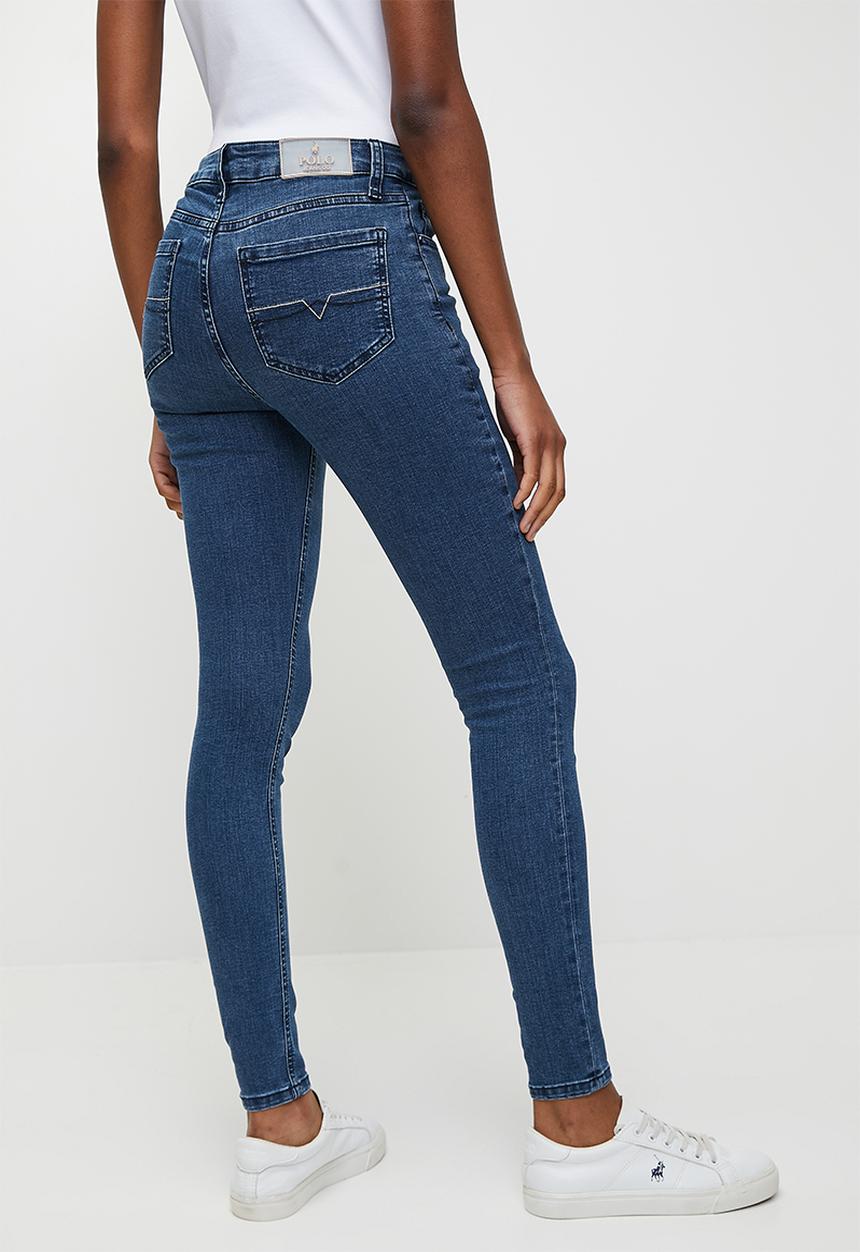 POLO - Wmn Naomi Skinny Jeans - Medium Wash