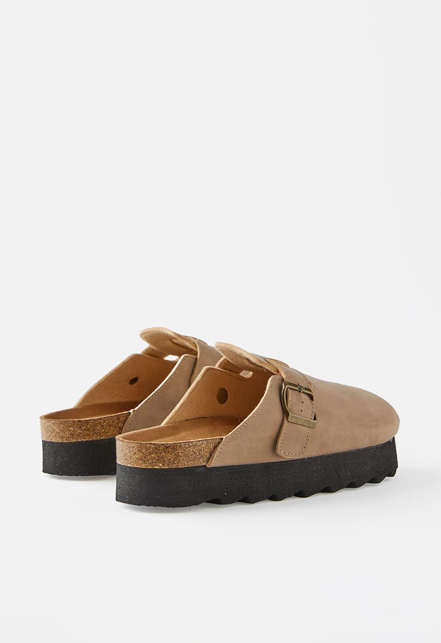 Cotton On - Rex flatform mule - roebuck nubuck