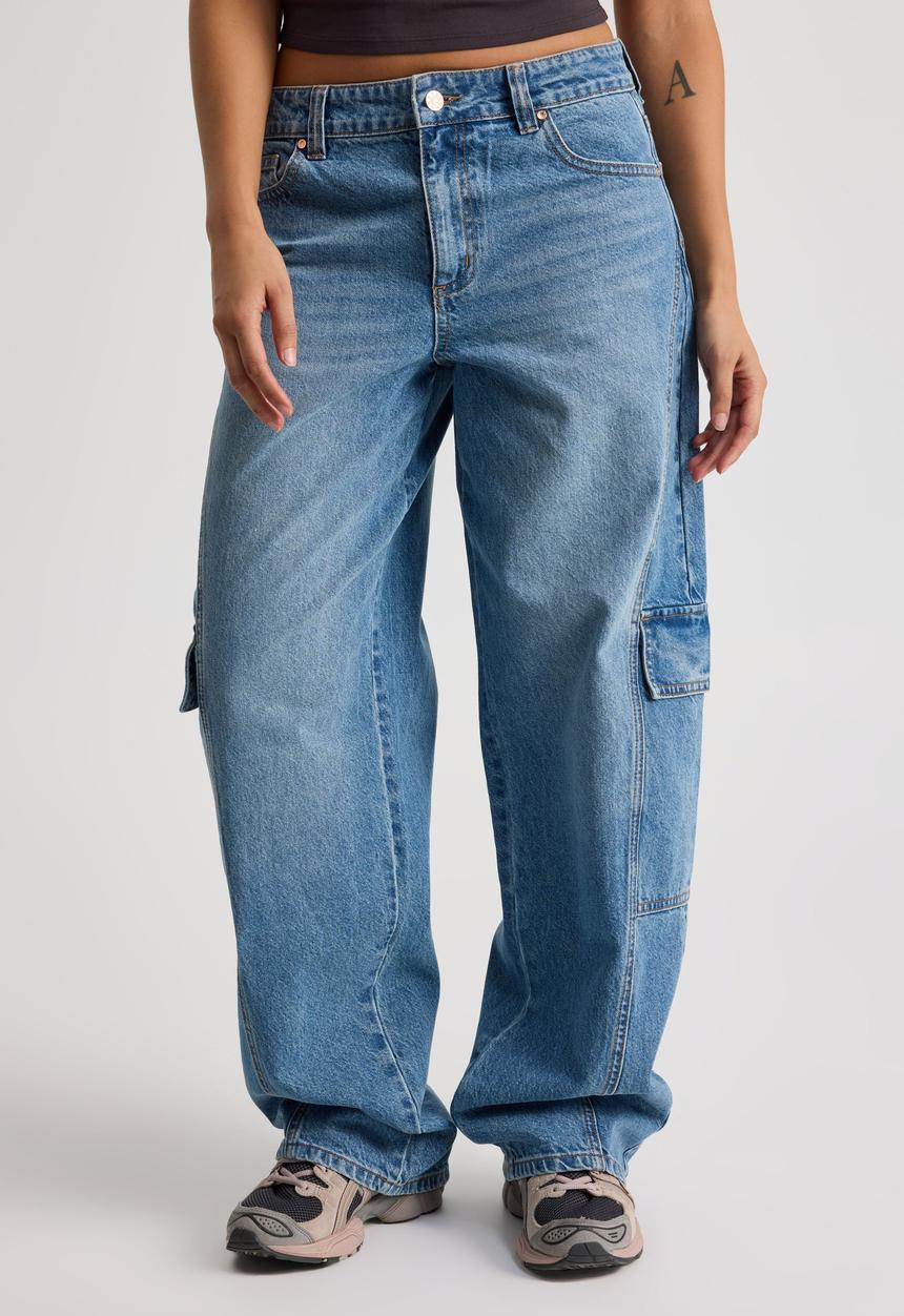 Factorie - Mid Rise Cargo Jean - Texas Blue