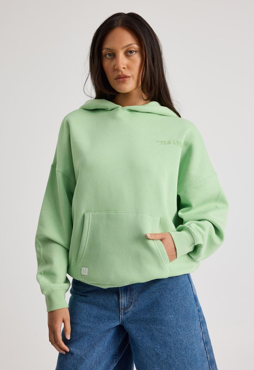 Harley Slouchy Hoodie - Lime Gelato/Tlk Ltr