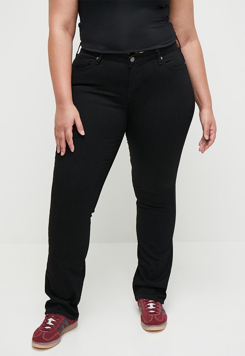 Levi’s® - Curvy straight za - black saturation