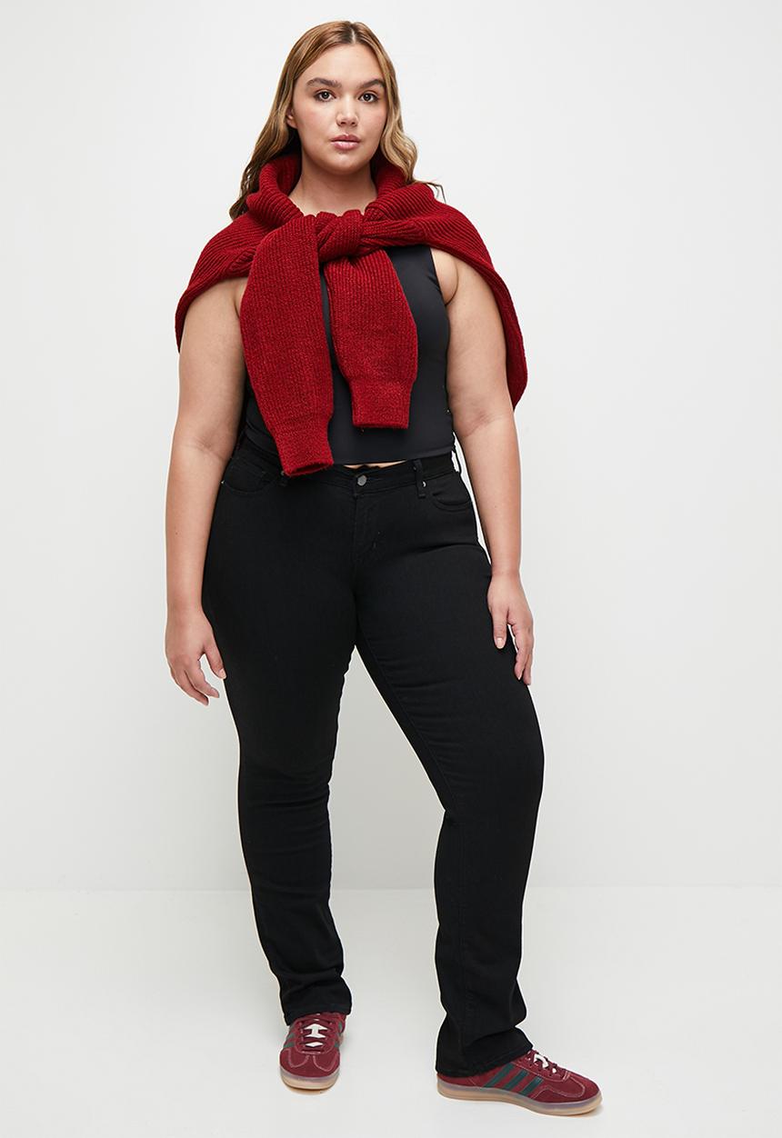 Levi’s® - Curvy straight za - black saturation