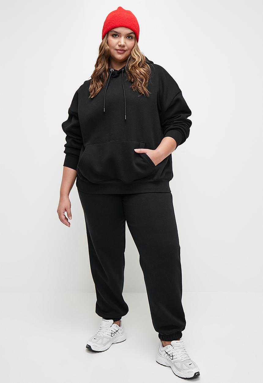 Cotton On - Plus Classic Fleece Sweatpant - Black