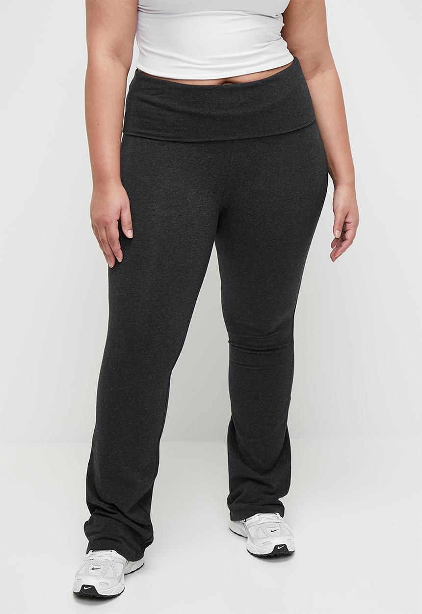 Cotton On - Plus Bella Bootleg Pant - Charcoal Marle