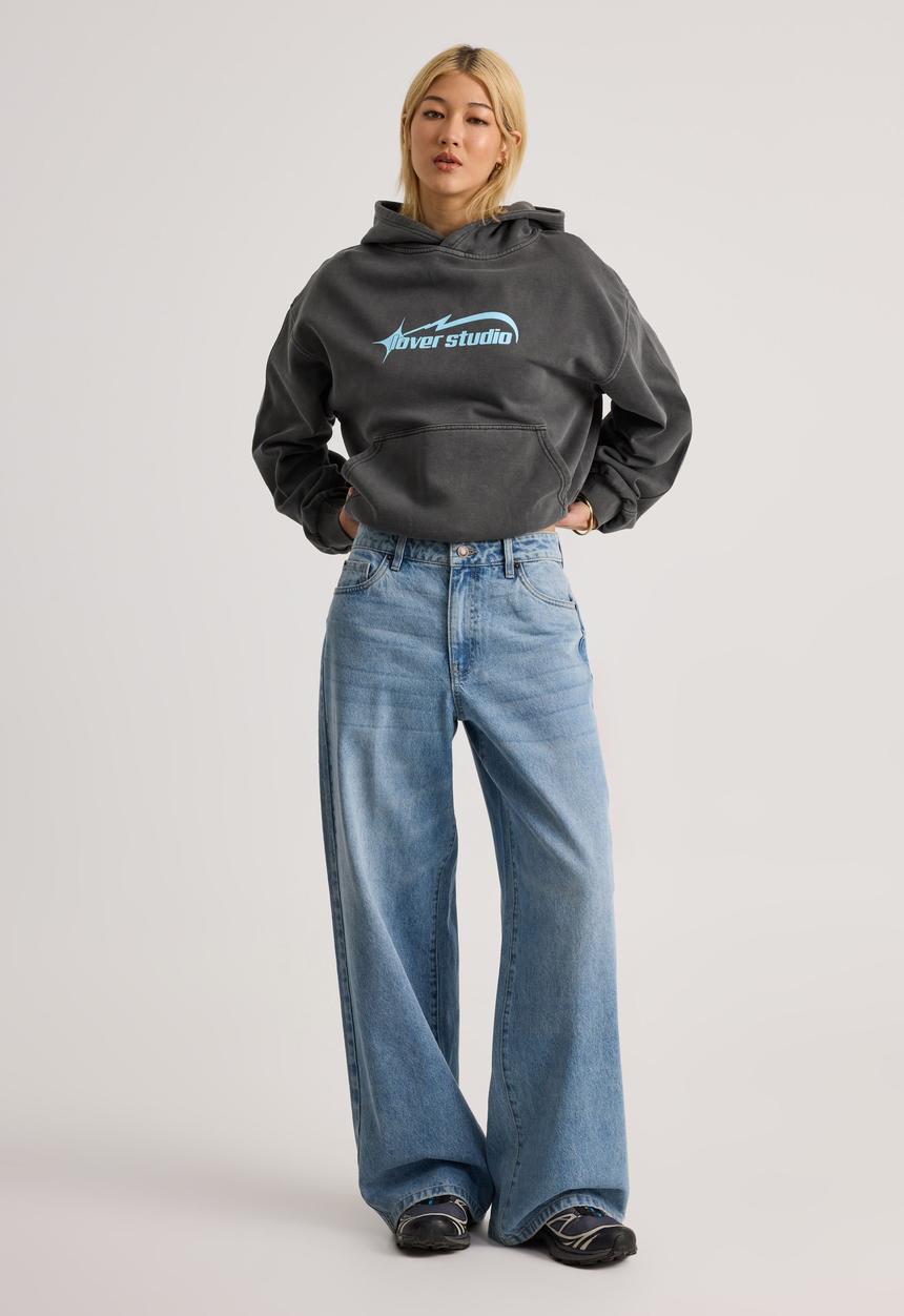 High Rise Baggy Jean - Venice Blue