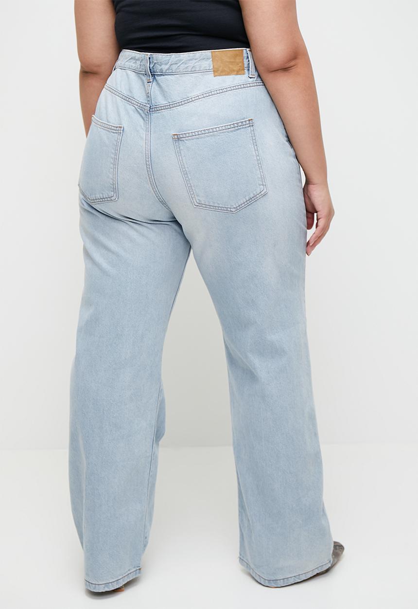 Cotton On - Plus 91 Straight Jean - Halen Blue