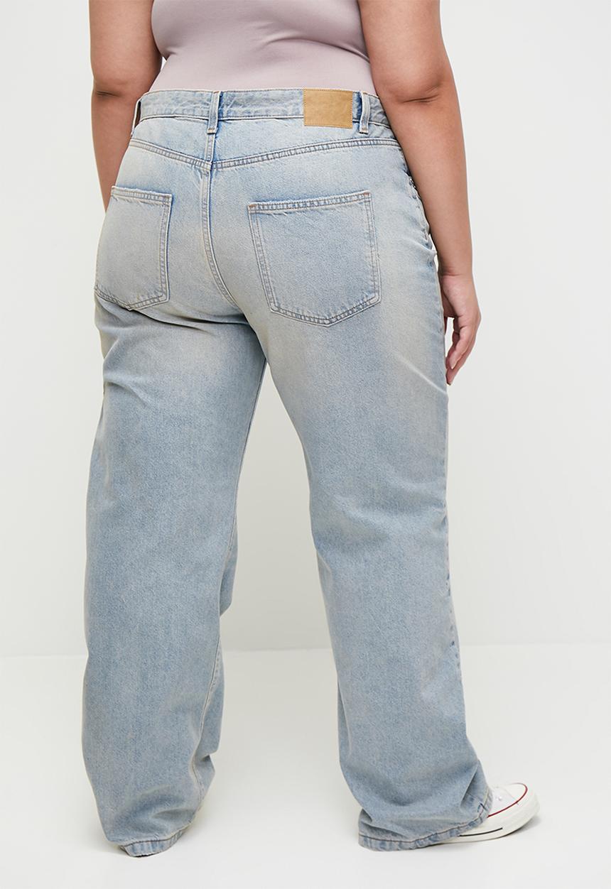 Cotton On - Plus 91 Straight Jean - Rush Blue