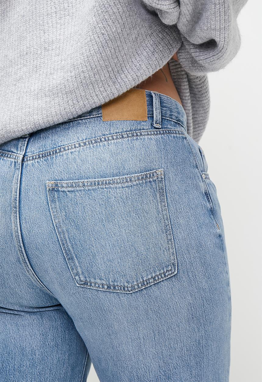 Cotton On - Plus Lyocell Straight Jean - Blue Cove
