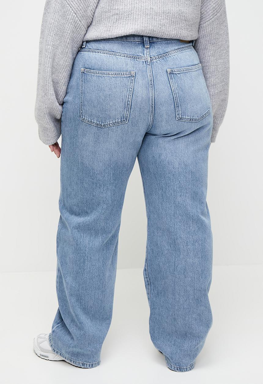 Cotton On - Plus Lyocell Straight Jean - Blue Cove