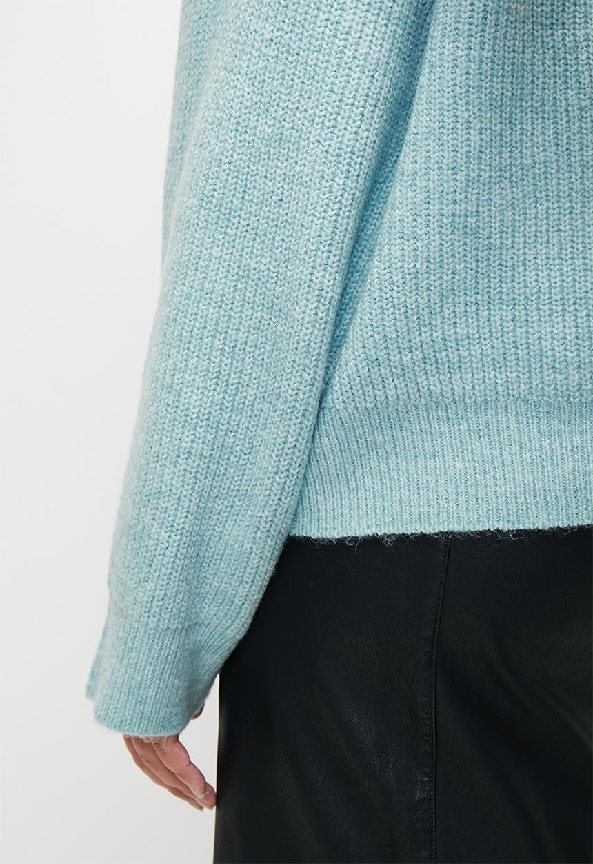 Cotton On - Plus Luxe Half Zip Pullover - Whisper Blue