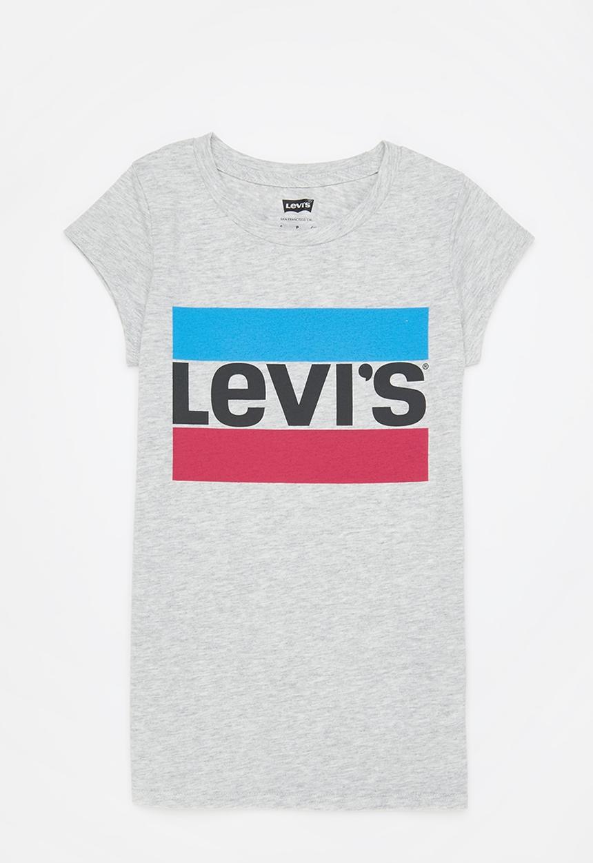 Levi’s® - Levi's girls sportswear logo tee - light gray heather