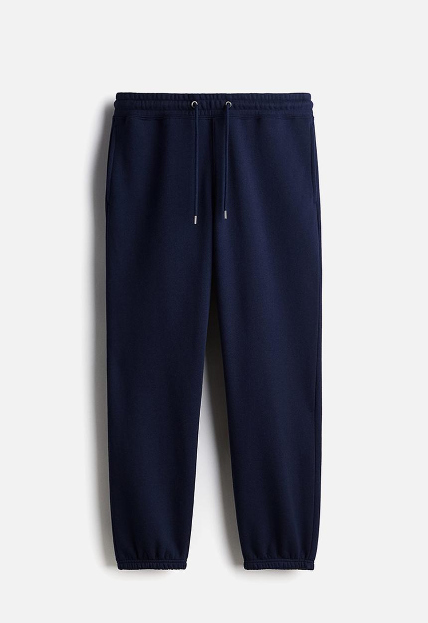 H&M - Loose fit sweatpants - navy blue 
