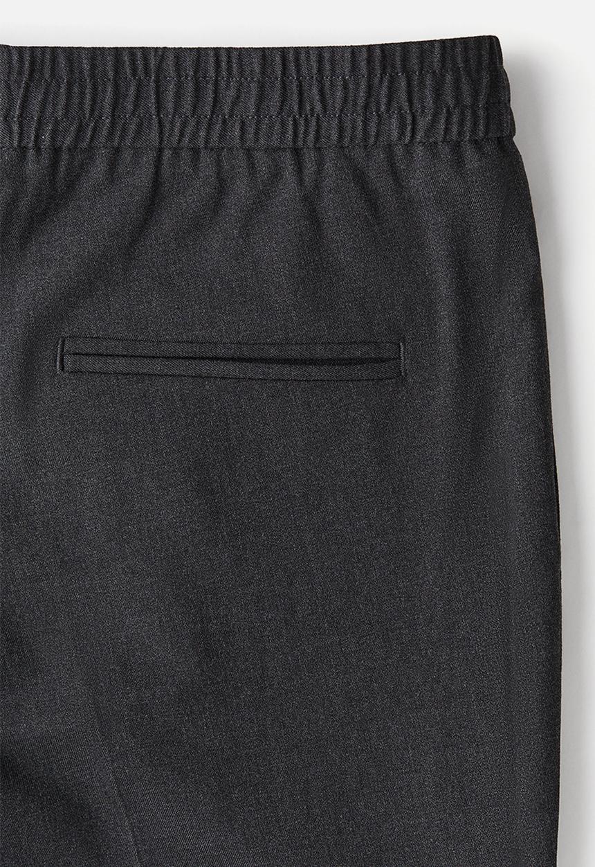 H&M - Slim fit tailored trousers - dark grey