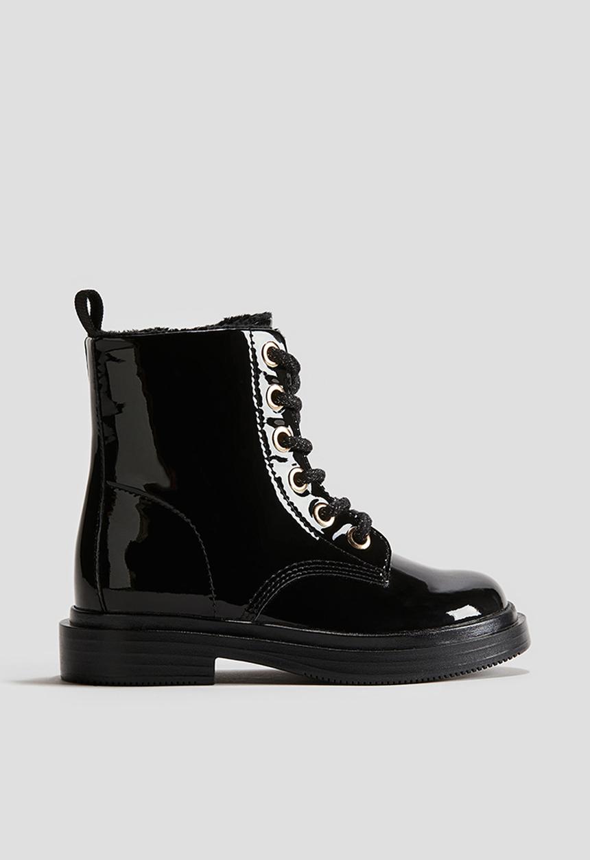 H&M - Lace-up boots - black