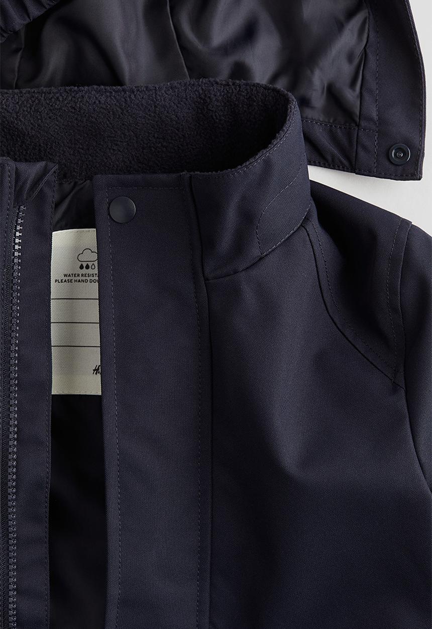 H&M - Water-resistant room-to-grow parka - navy blue
