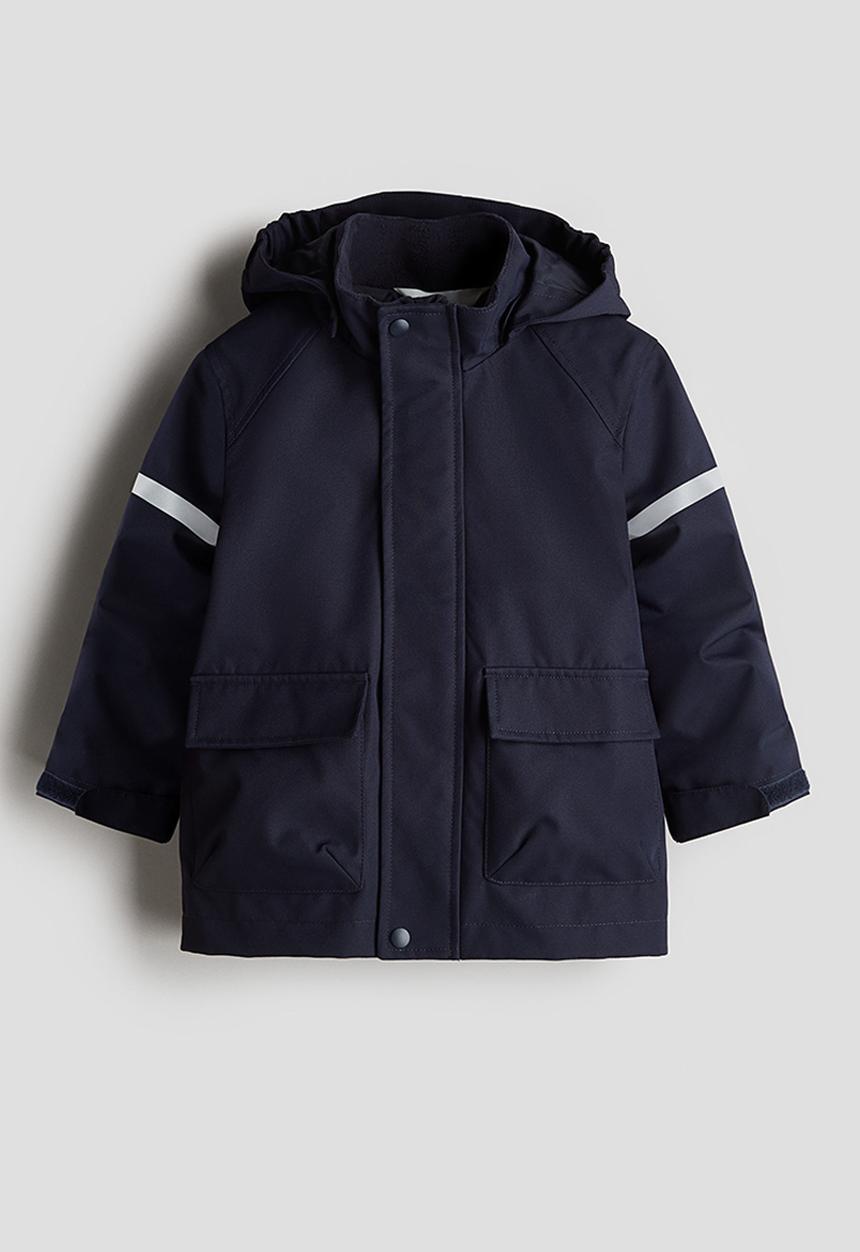 H&M - Water-resistant room-to-grow parka - navy blue