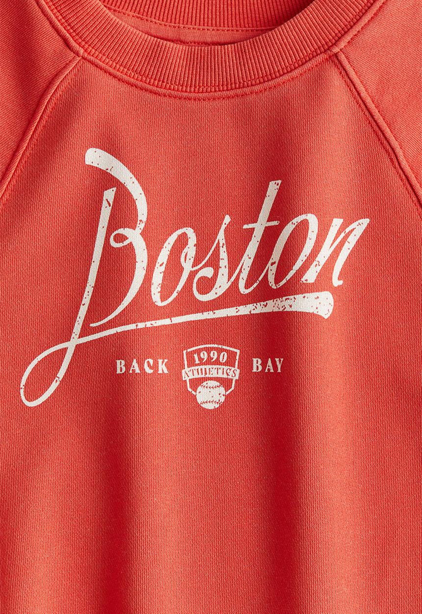 H&M - Crew-neck sweatshirt - red boston 