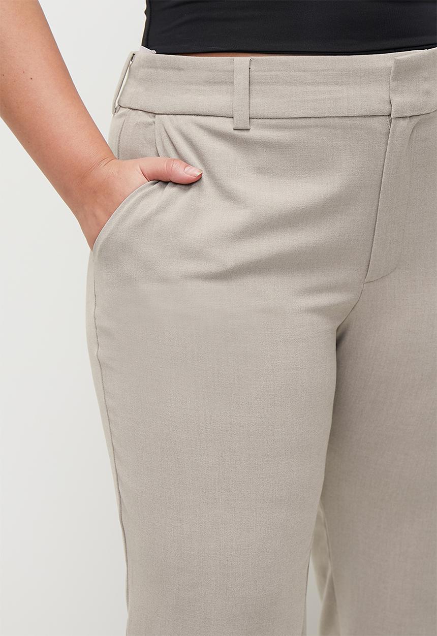 Cotton On - Plus Luis Suiting Pant - Taupe Marle