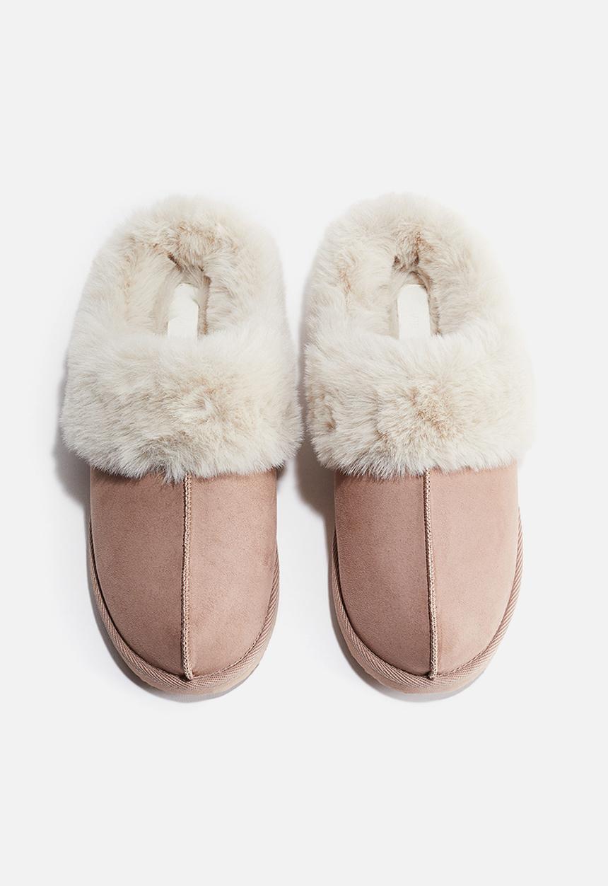 H&M - Warm-lined slippers - beige