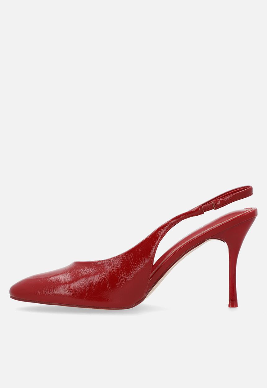 Public Desire - Tilapia slingback stiletto - red