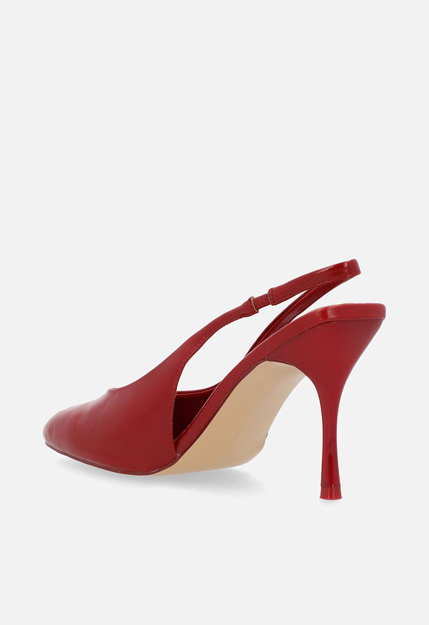 Public Desire - Tilapia slingback stiletto - red