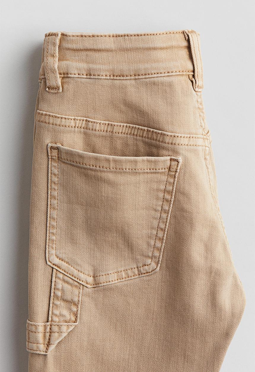 H&M - Relaxed fit carpenter trousers - beige