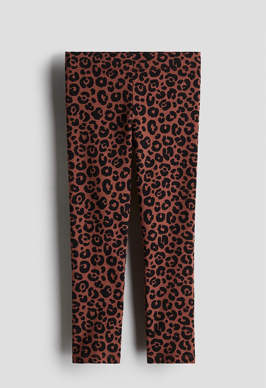 H&M - Leggings - brown/leopard-print