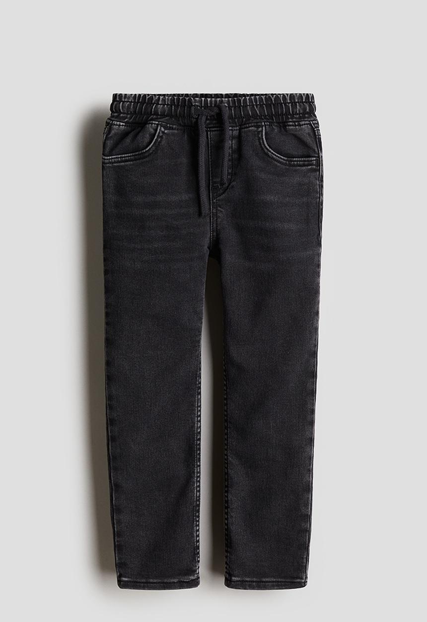 H&M - Cotton denim joggers - dark grey
