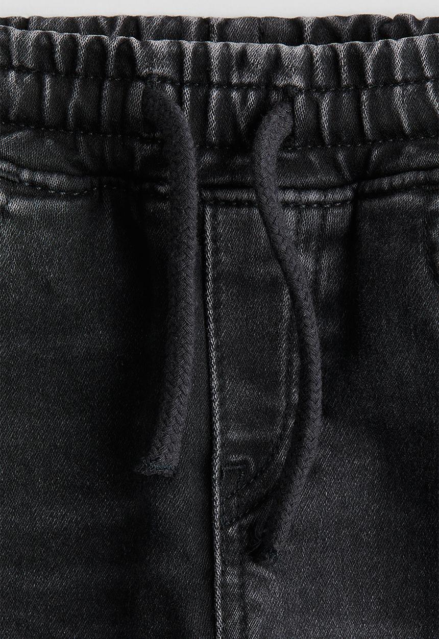 H&M - Cotton denim joggers - dark grey
