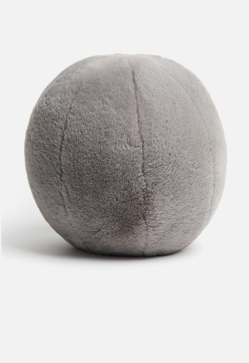H&M - Fluffy ball-shaped cushion - grey