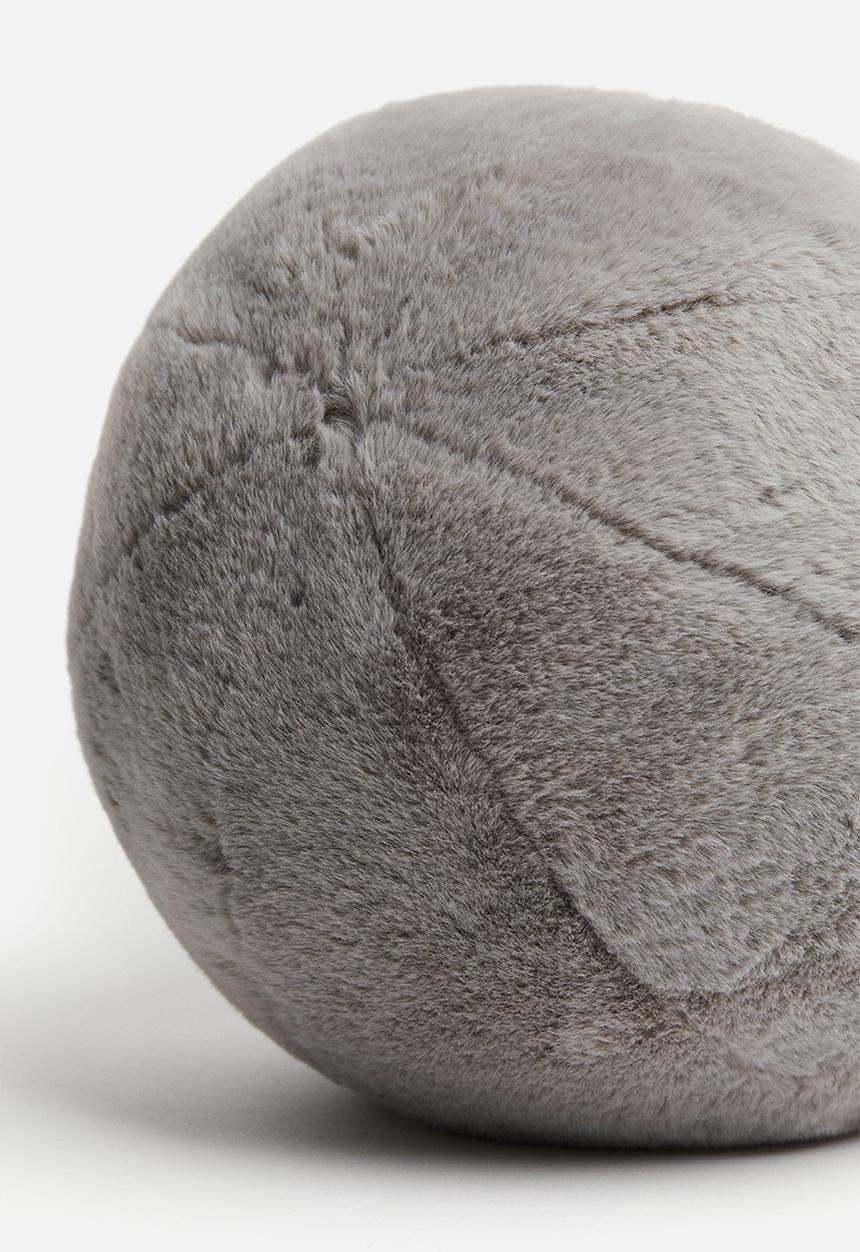 H&M - Fluffy ball-shaped cushion - grey