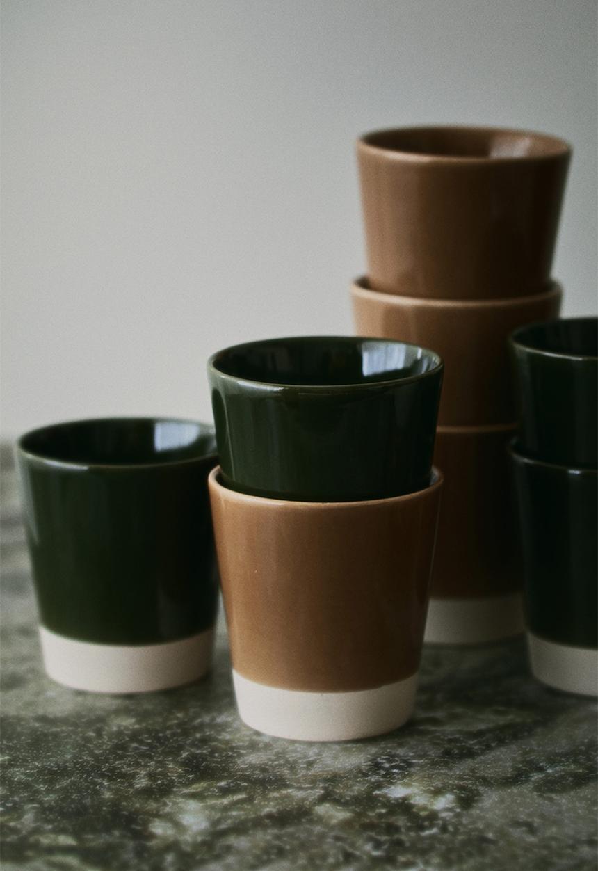 H&M - Stoneware mug - dark green