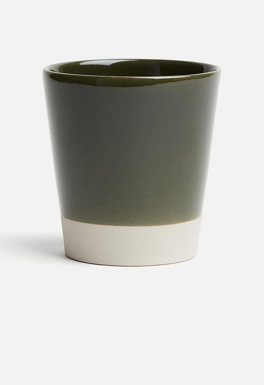 H&M - Stoneware mug - dark green