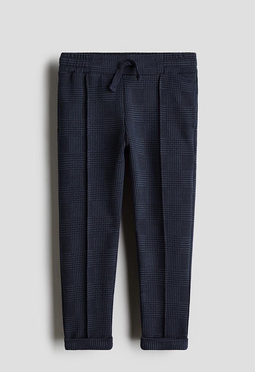 H&M - Dressy joggers - blue & checked