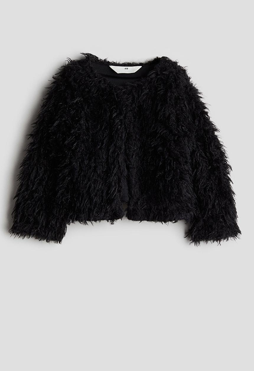 H&M - Fluffy cardigan - black