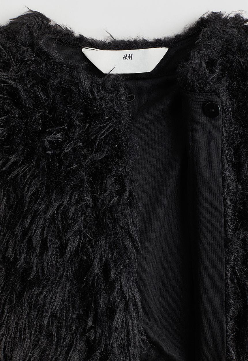 H&M - Fluffy cardigan - black