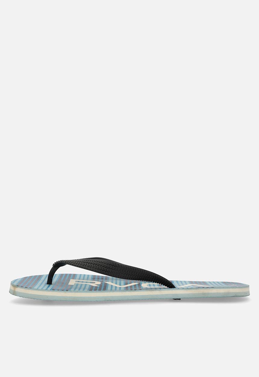 RVCA - Trenchtown Sandal - black lime