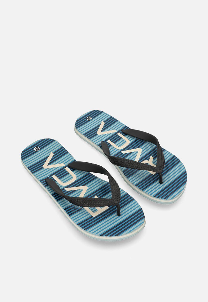 RVCA - Trenchtown Sandal - black lime